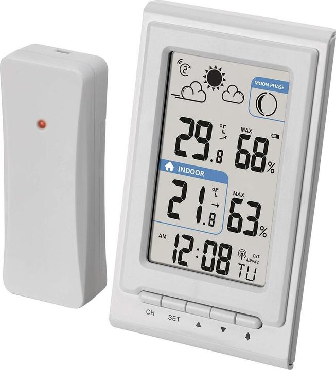 Emos E0352 digitaal weerstation Wit Batterij