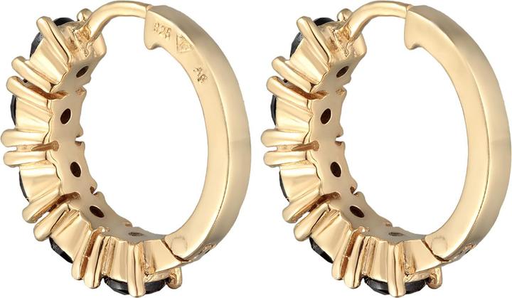 Immagine prodotto Elli Orecchini Creoli Cristalli Eleganti Argento 925 (Cristallo di vetro, Argento 925)