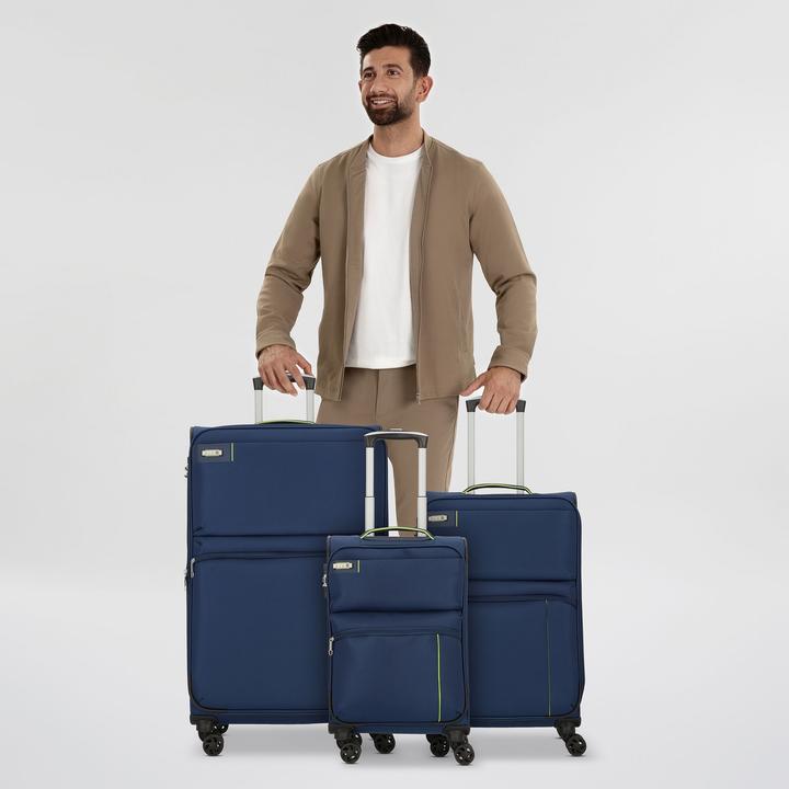 Produktbild D&N Travel Line 6704 4-Rollen Kofferset 3tlg. (208 l)