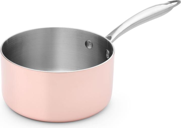 Produktbild Hendi Stielkasserolle 3 ply 1,5 l 160x80 mm (16 cm, Stielkasserolle, Aluminium)