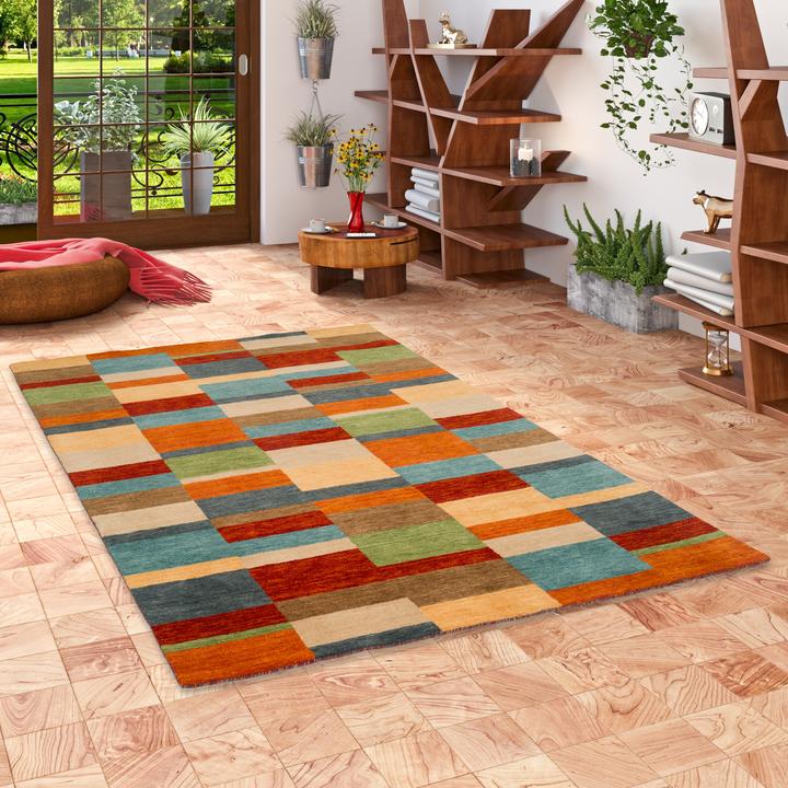 Produktbild Pergamon Natur Wolle Teppich Gabbeh Esta (140 x 200 cm)