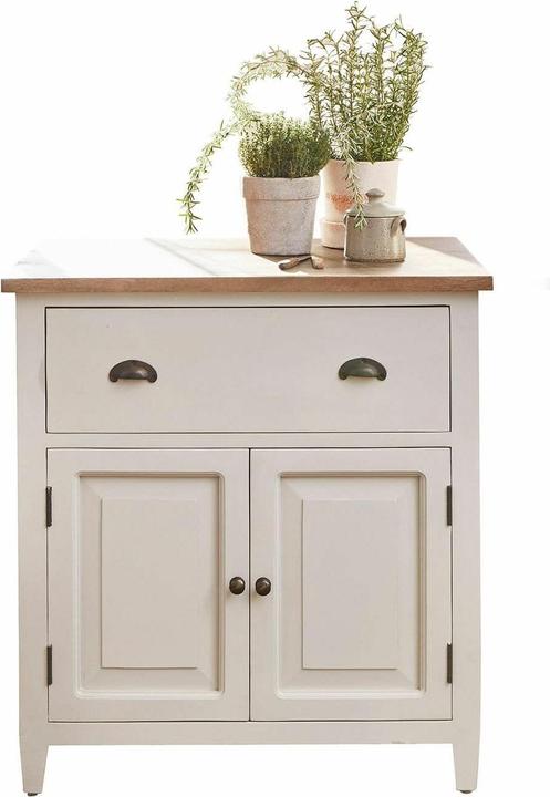 Image du produit Loberon Armoire Vauthiermont crème/marron (80 x 60 x 86 cm)