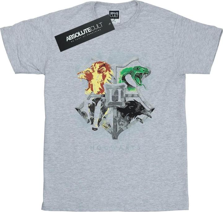 Image du produit - T-shirt HOGWARTS PAINTED CREST - Homme (L)