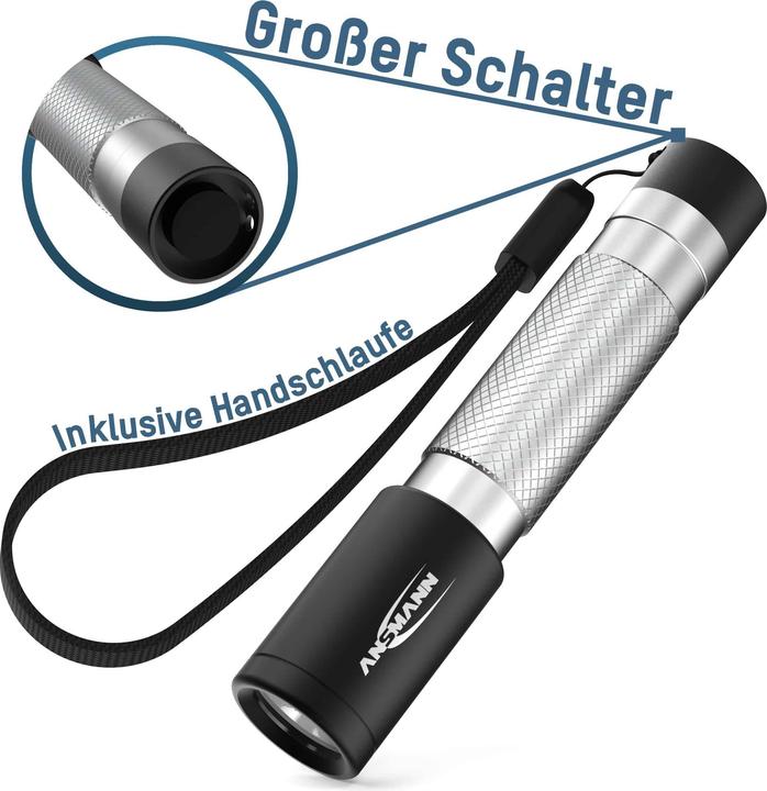 Actual product image Ansmann LED torch Daily Use 70B incl. 1xAA 1600-0427 (9.60 cm, 70 lm)