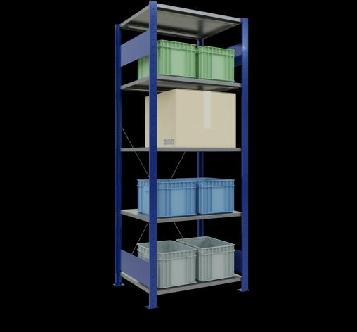 Actual product image Schulte Lagertechnik MULTIplus150 basic racking system with cross braces