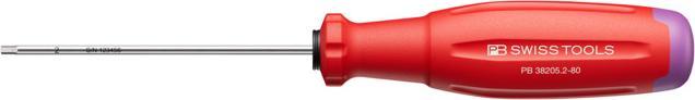 Produktbild PB Swiss Tools Innensechskant-Schraubenzieher PB 38205 SwissGrip Evo Gr. 2 80 mm (Innensechskant)