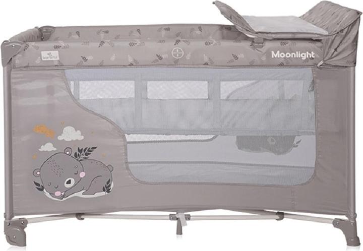 Immagine prodotto Lorelli Lettino da viaggio Moonlight a due livelli (120 x 60 cm)