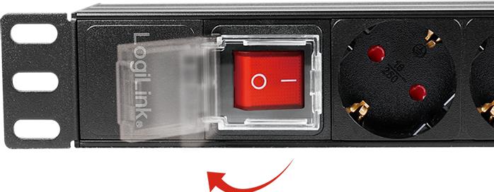 Productafbeelding LogiLink Stopcontact (8 x, CEE 7/7, 2 m)