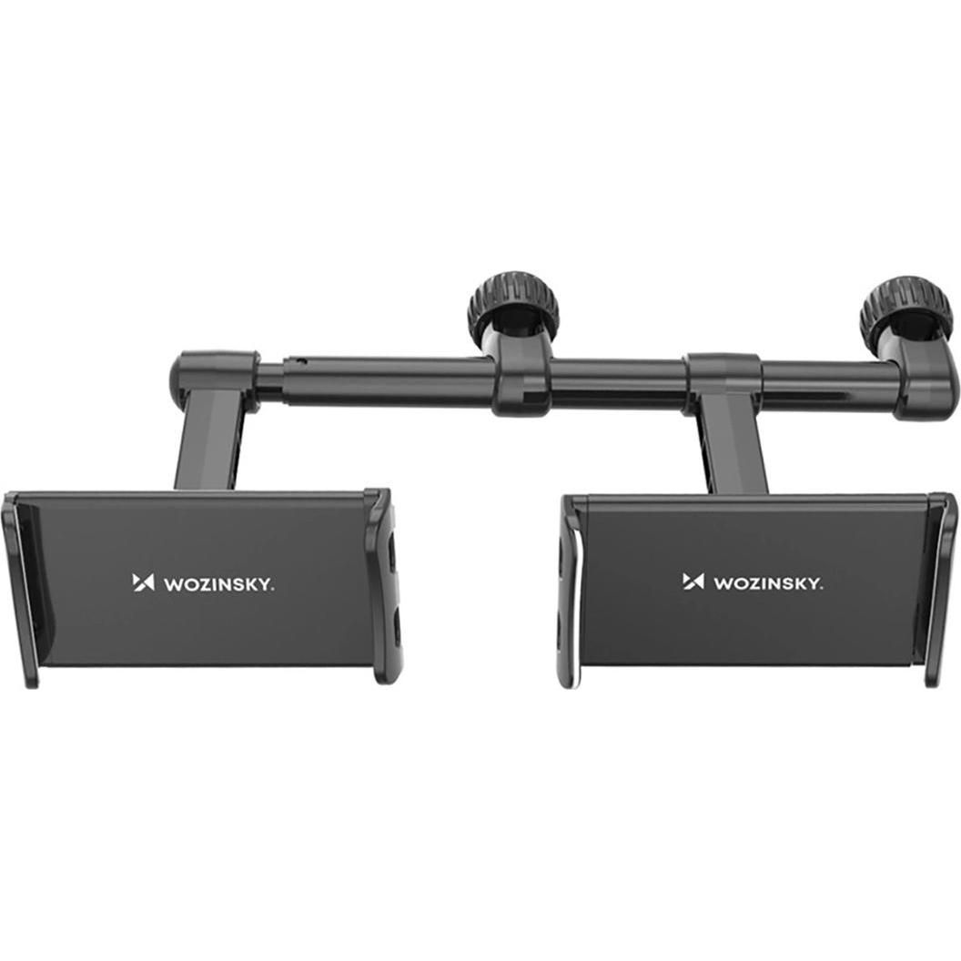 Wozinsky doppio supporto per telefono per auto per poggiatesta nero (WTHBK1), Supporto per smartphone, Nero