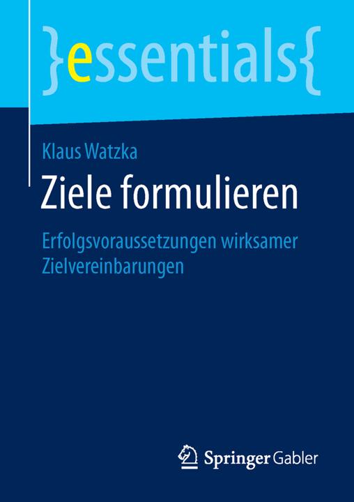 Produktbild Ziele formulieren (Deutsch, Klaus Watzka, 2016)