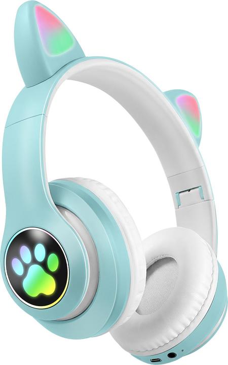 Produktbild Avizar Bluetooth Kinderkopfhörer Katzenohren