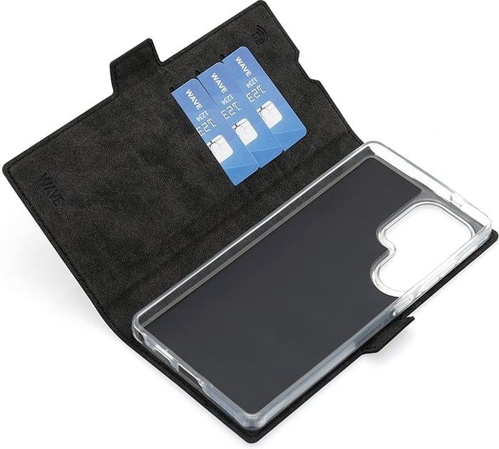 Produktbild Wave Book Case, black (Samsung Galaxy S25 Ultra)