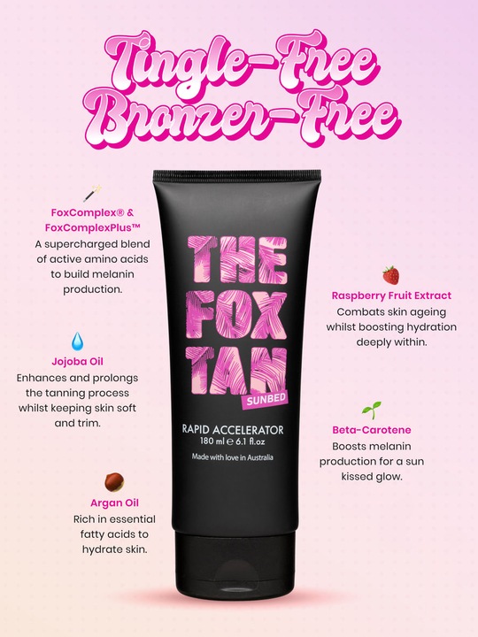 Actual product image The Fox Tan Rapid Accelerator (Self tanning cream, 180 ml)