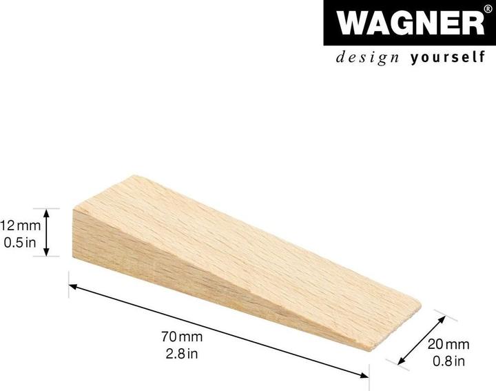 Actual product image Beech door wedge (4 pcs.)