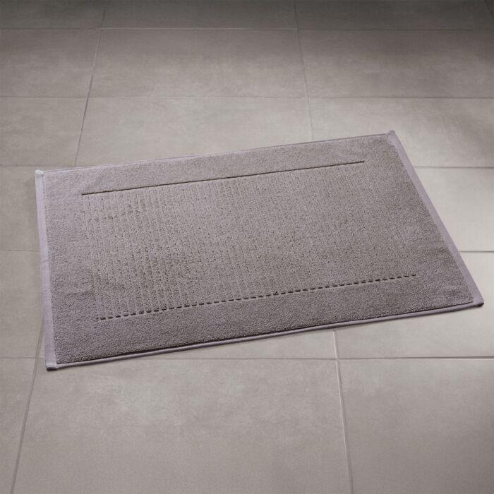 Produktbild Lehner Badevorleger mit Streifen, anthrazit (70 x 70 cm)