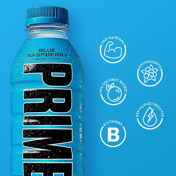 Produktbild Prime Hydration Blue Raspberry (Blue Raspberry, 12x)
