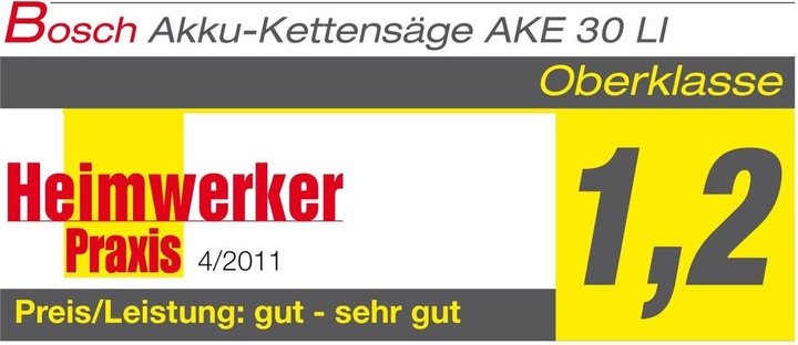 Produktbild Bosch Home & Garden AKE 30 LI - ohne Akku (Akku Kettensäge)