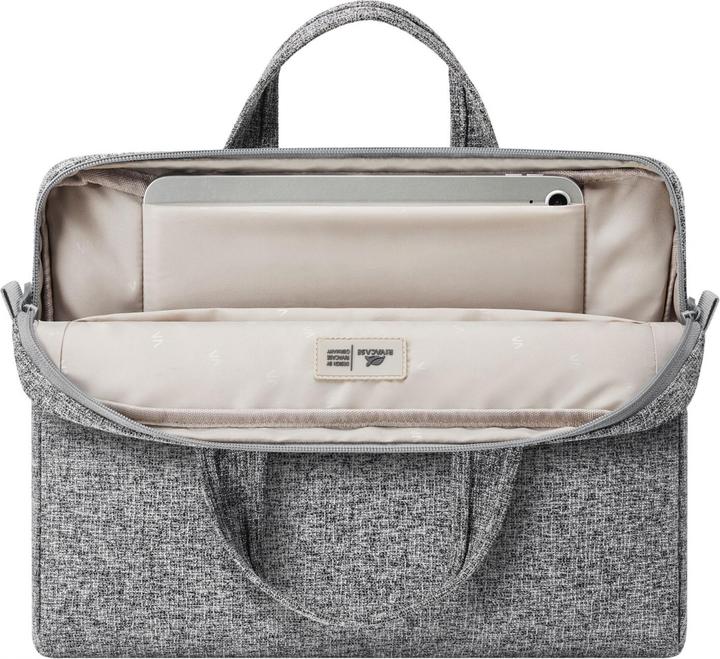 Actual product image Rivacase Riva Laptoptasche Anvik 14" light grey 7921 (14", Universal)