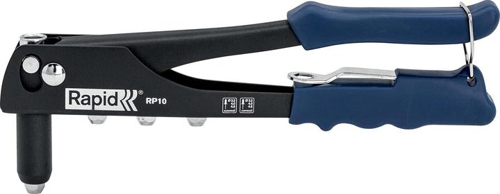 Actual product image Rapid RP10 blind rivet pliers + 100 rivets (30 mm)