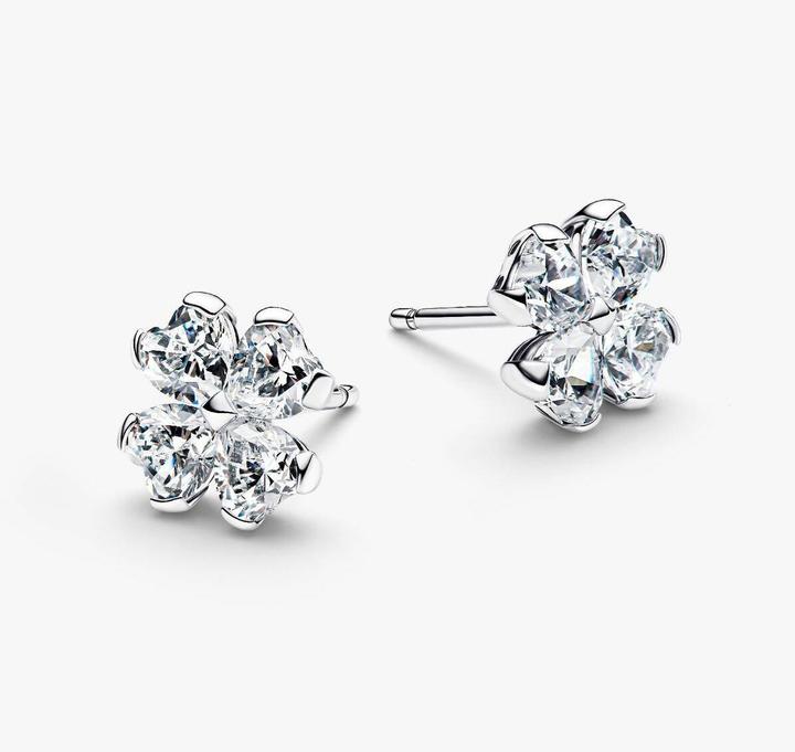 Immagine prodotto Pandora Sparkling Lucky Clover Stud Earrings (Argento 925, Sterling silver)