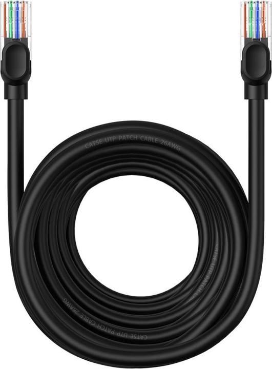 Produktbild Baseus Ethernet CAT5, 8m network cable (black) (CAT5, 8 m)