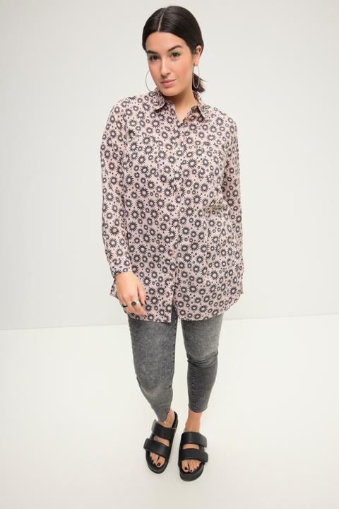 Immagine prodotto Studio Untold Camicia dal taglio squadrato con stampa con soli, collo da camicia e maniche lunghe (42, 44)