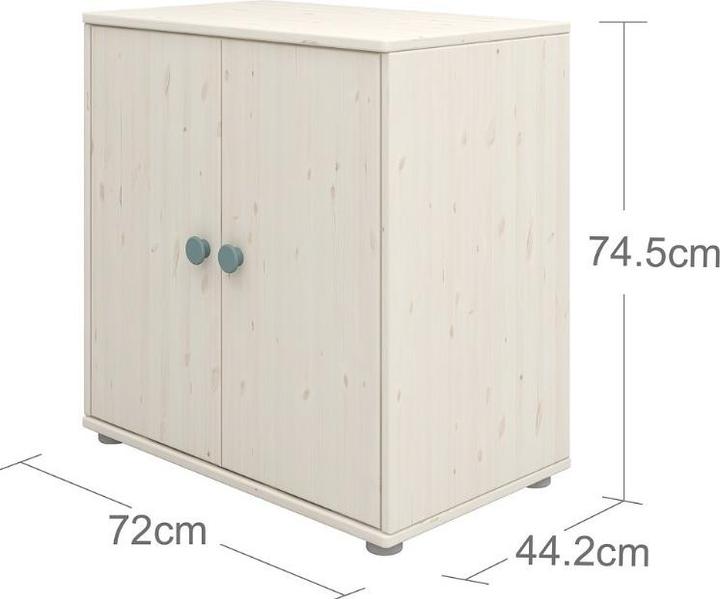 Produktbild Flexa Kommode Classic mit 2 Türen (72 x 44.5 x 74.5 cm)