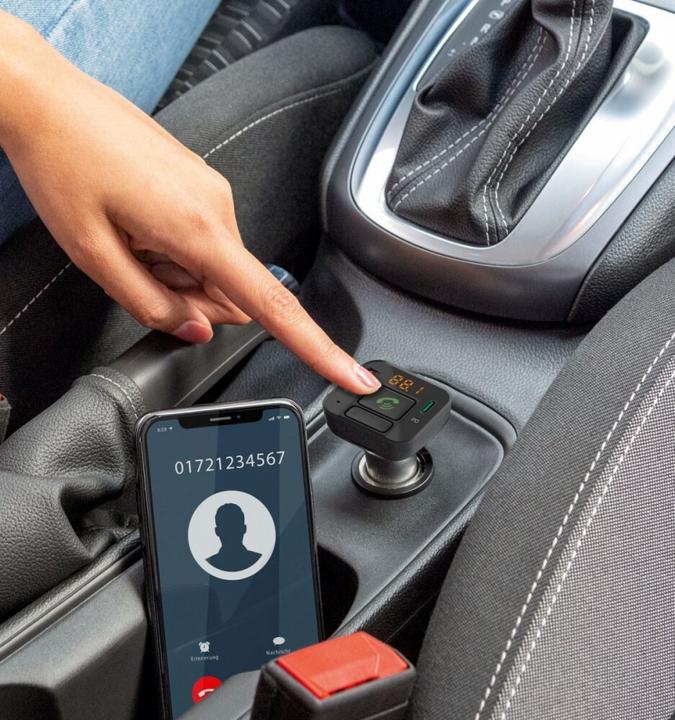 Produktbild Hama FM-Transmitter mit Bluetooth- und Freisprechfunktion (Sender)