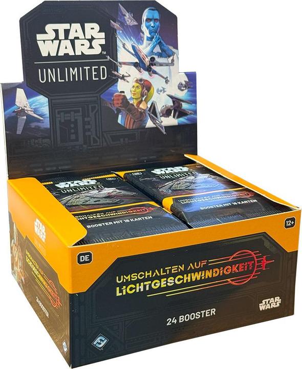 FFG Star Wars: Unlimited - Umschalten auf Lichtgeschwindigkeit (Booster-Display) (Deutsch, 2 - 6 Spieler)