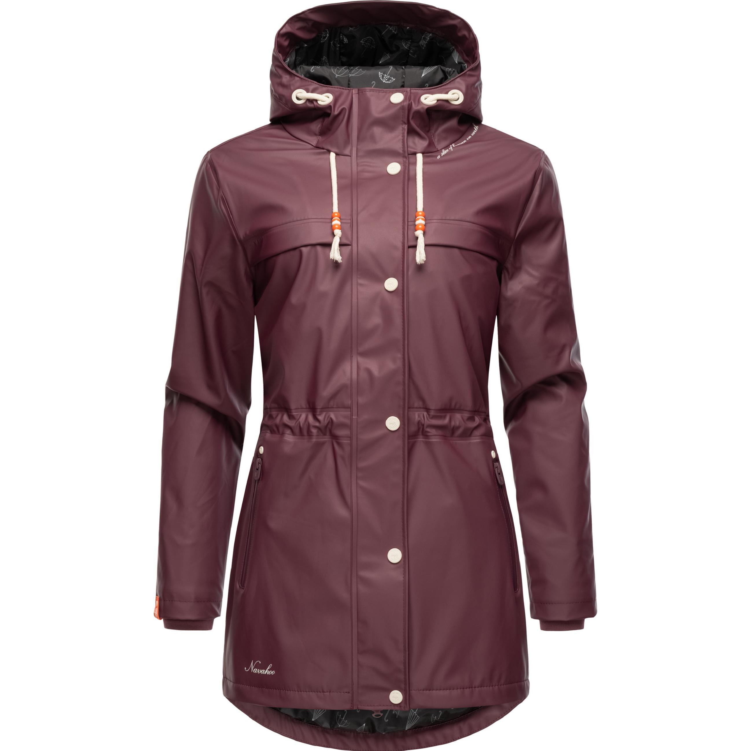Navahoo, Damen, Jacke, Rainy Forest (XL), Rot, XL