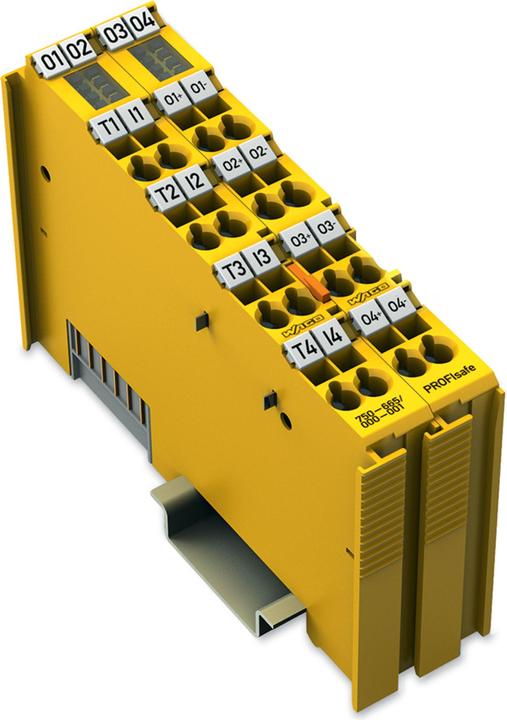 Wago Terminal d'entrée et de sortie numérique à 4 canaux PROFIsafe 750-665/000-001 24 V/DC Contenu : 1