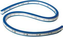 Westcott Kurvenlineal TC-385 weiss (40 cm)