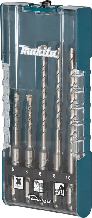 Productafbeelding Makita SDS+ set metselboren 5 stuks. (5, 6, 8, 10 mm)