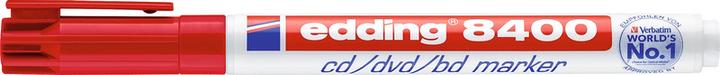Produktbild Edding CD/DVD/BD Marker 8400 (Rot, 0.50 mm, 1 x)