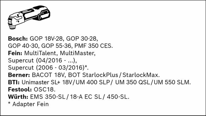 Produktbild Bosch Professional Zubehör EXPERT MultiMax PAIZ 32 APIT Blatt für Multifunktionswerkzeuge, 32 mm