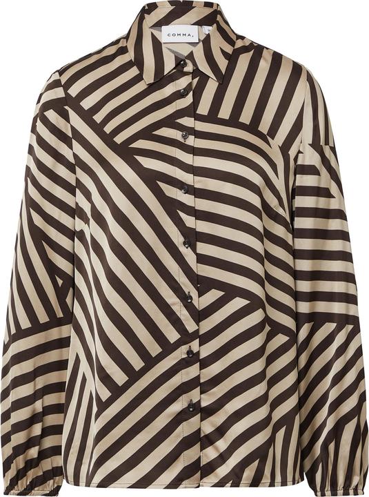 Immagine prodotto Comma Bluse Satinierte Hemdbluse mit All-over-Print (32)