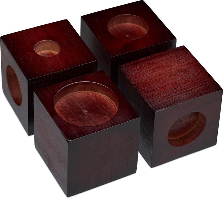 Immagine prodotto Relaxdays Rialzo in Bambù per Mobili, Set da 4