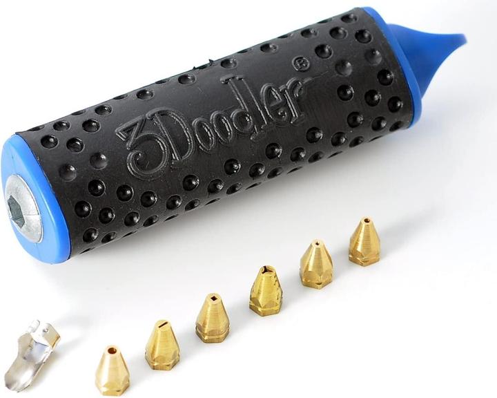 Actual product image 3Doodler Nozzle set 6 pcs. 2.0 different shapes (Blast pipe)