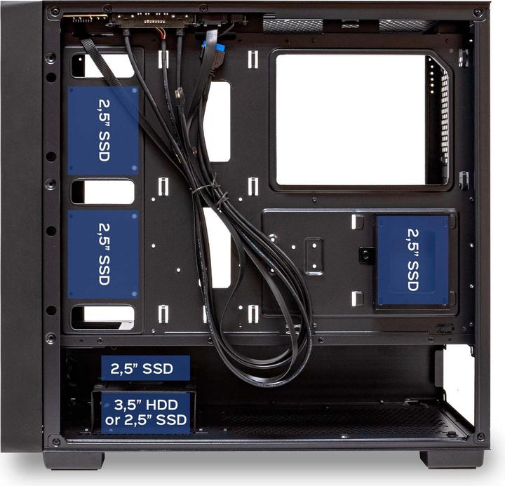 Produktbild Unykach Revelat MESH Black (ATX, mATX)