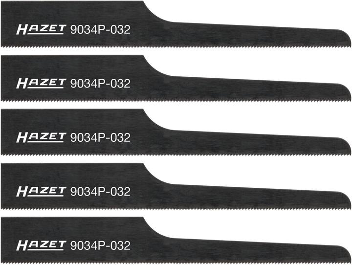 Produktbild HAZET Stichsägeblätter ∙ 32 Zähne ∙ 5x 9034P-032/5