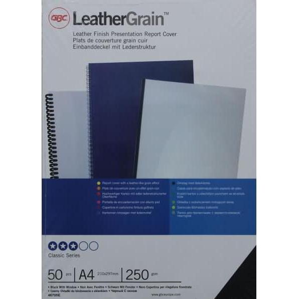 GBC, Bindegerät Zubehör, LeatherGrain Umschlagmaterial