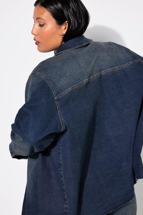 Produktbild Studio Untold Jeanshemd, Oversize Shape, Vintage-Optik (56)