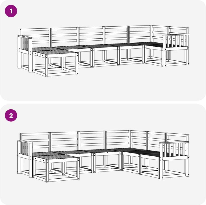 Image du produit vidaXL Outdoor-Sofa