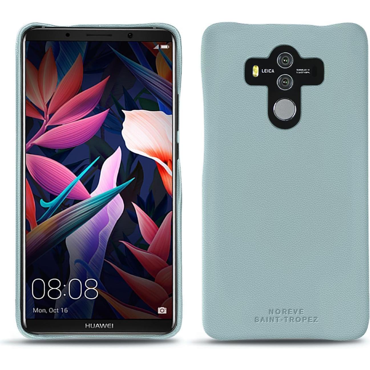 Thumbnail - Noreve Lederschutzhülle (Huawei Mate 10 Pro), Smartphone Hülle, Blau