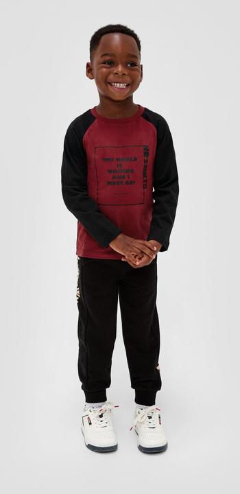 Produktbild S.Oliver T-Shirt Longsleeve mit Statement-Print (104, 110)