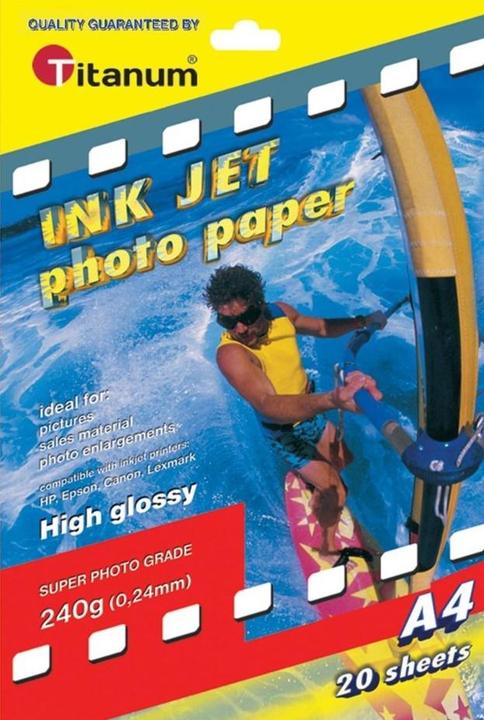 Actual product image Titanum Titanium photo paper for A4 format printers (TITA1984) (240 g/m², A4, 20 x)