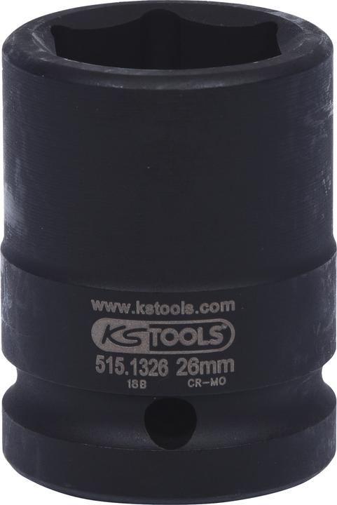 Actual product image KS Tools 3/4" power socket short (26 mm)