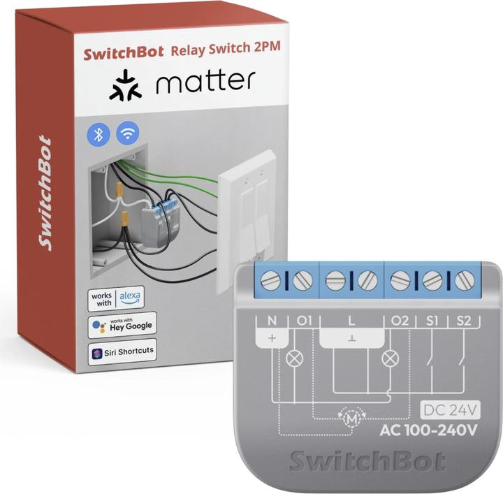Actual product image SwitchBot Relay Switch 2PM