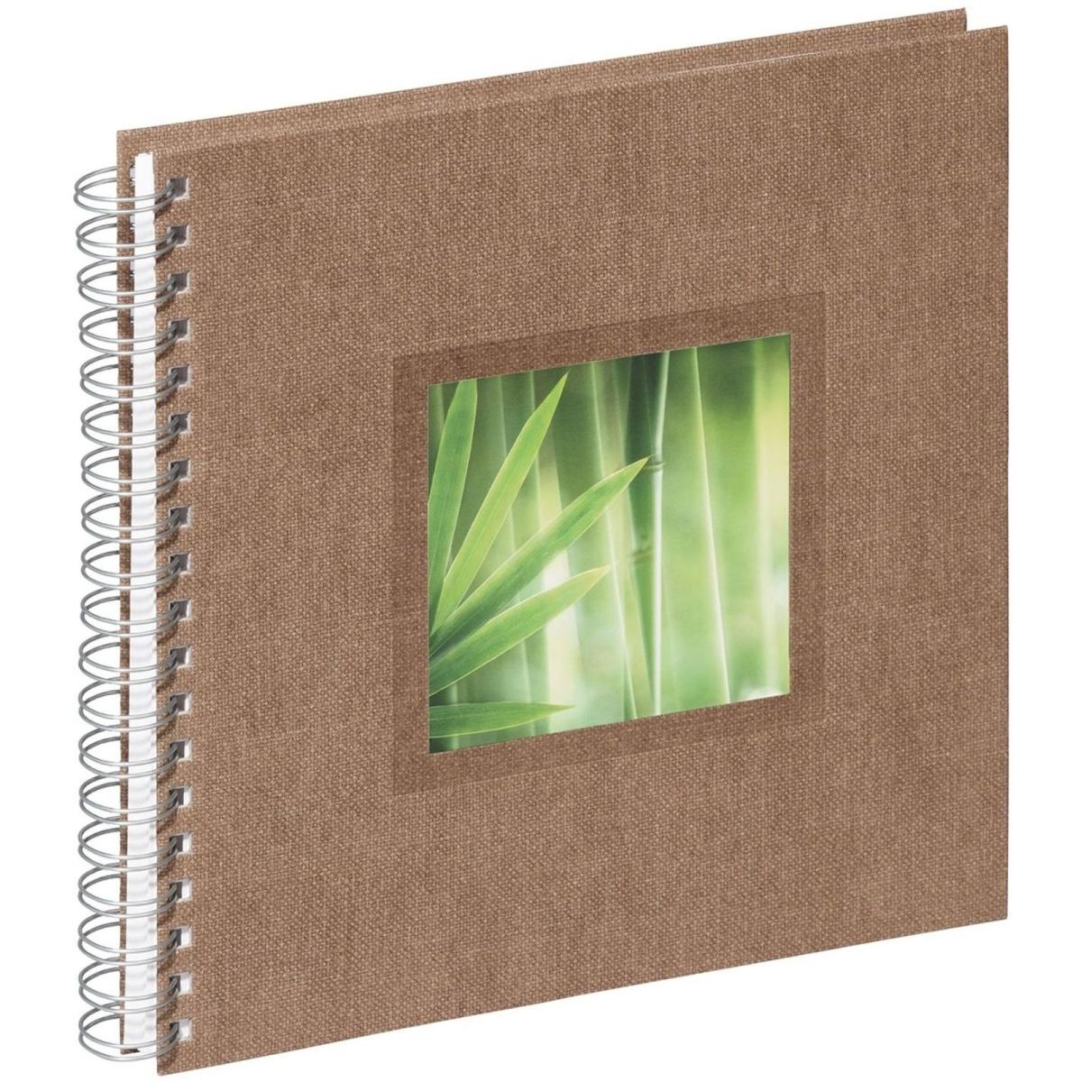 Pagna, Fotoalbum, Spiralalbum 24x25cm Nature Bamboo braun 50 Seiten (24 x 25 cm)