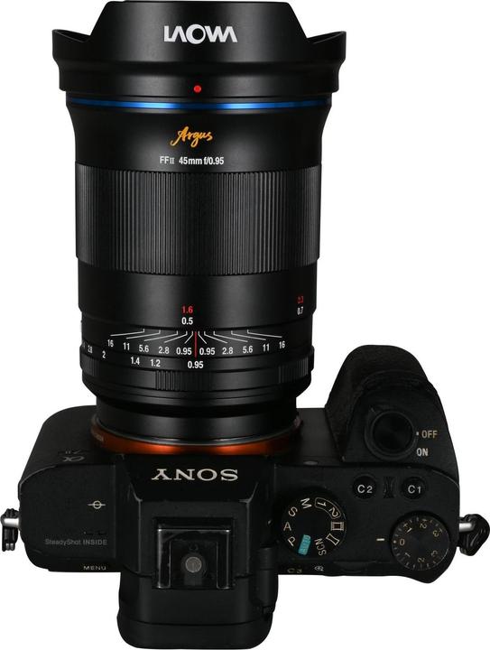 Actual product image Venus Optic Fixed focal length Laowa Argus 45 mm f/0.95 FF - Sony E-mount (Sony E, full size)